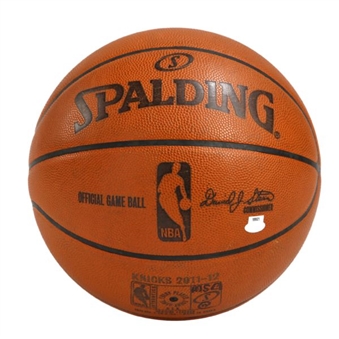 2011-2012 New York Knicks Game Used Basketball From Madison Square Garden